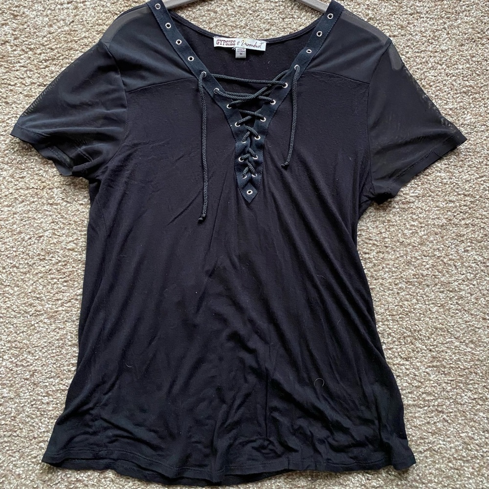 GYPSIES & MOONDUST MESH SHIRT